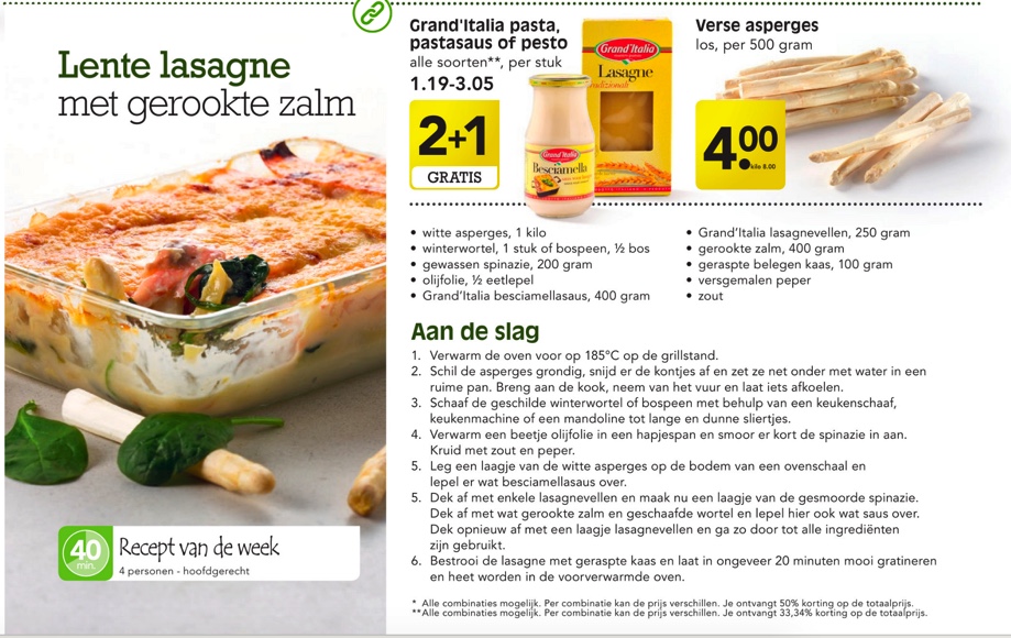 Lente Lasagne