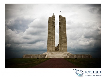 One of the few really successful attacks in WW1. This honor is for the Canadian soldiers at Vimy Ridge.